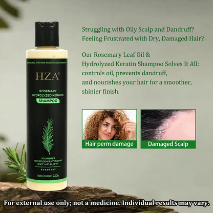 VALETEERS Rosemary Shampoo for Oily Scalp & Flakes – Smoother, Stronger-Looking Hair