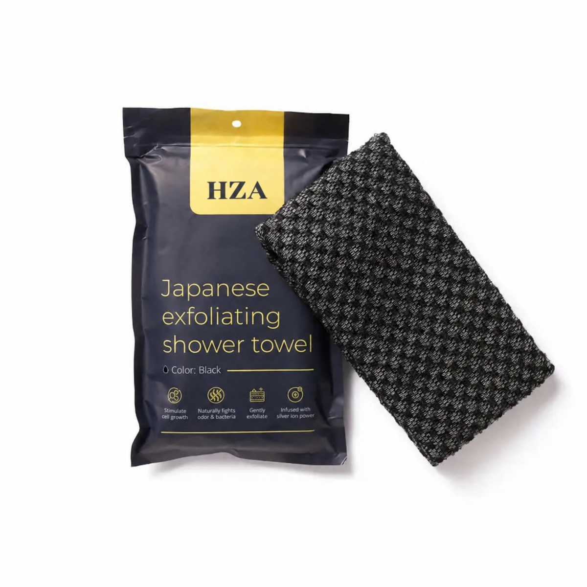 Japanese Exfoliating Shower Towel – Deep Clean for Smoother Skin