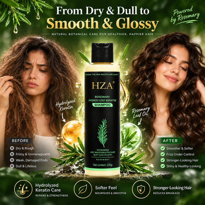 VALETEERS Rosemary Shampoo for Oily Scalp & Flakes – Smoother, Stronger-Looking Hair