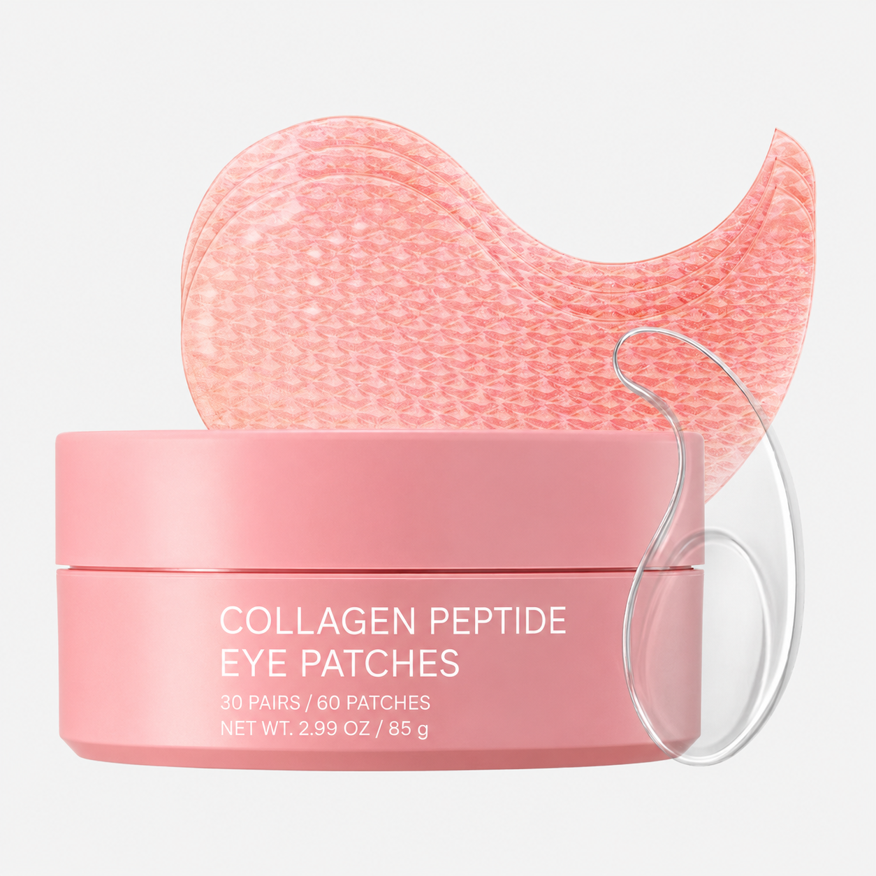 Collagen Peptide Eye & Smile Line Patches – Anti-Wrinkle Korean Skincare, 60 Count