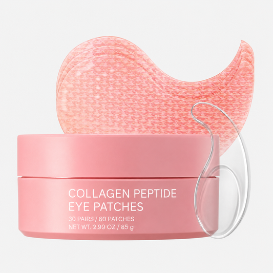 Collagen Peptide Eye & Smile Line Patches – Anti-Wrinkle Korean Skincare, 60 Count