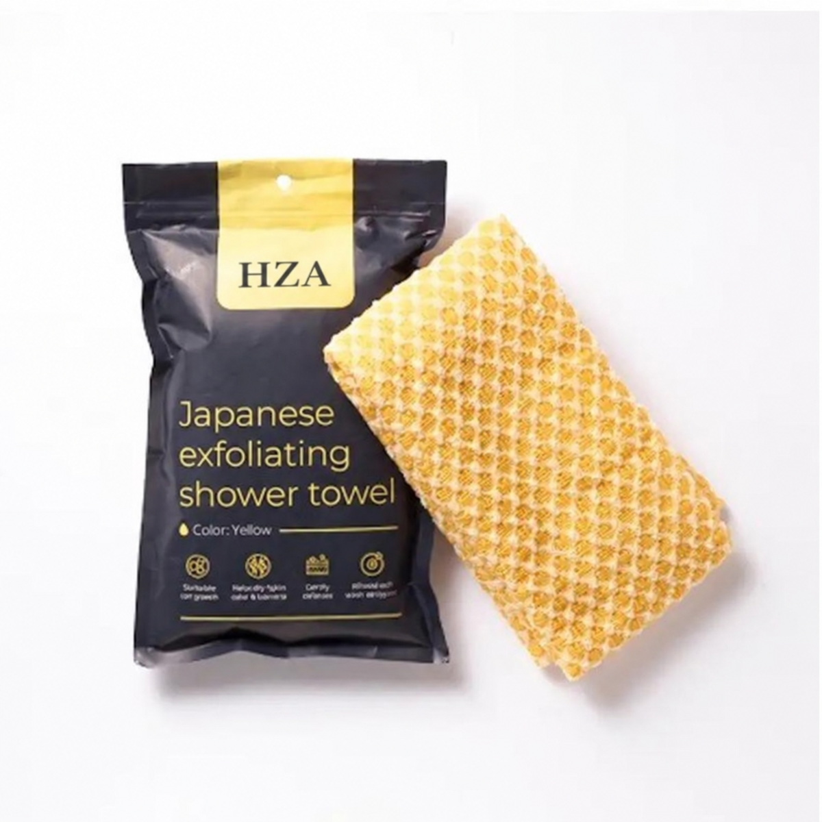 Japanese Exfoliating Shower Towel – Deep Clean for Smoother Skin