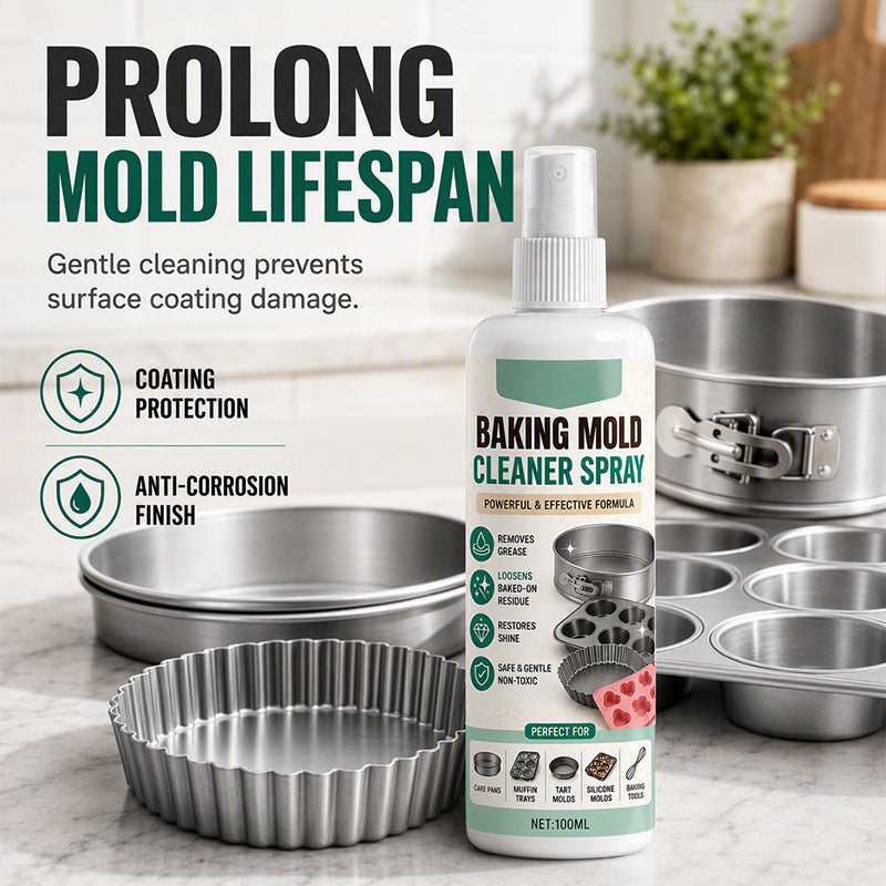 🔥 TODAY ONLY: Buy 1 Get 1 FREE🧴  ✨ Gentle Formula Baking Mold Cleaner Spray