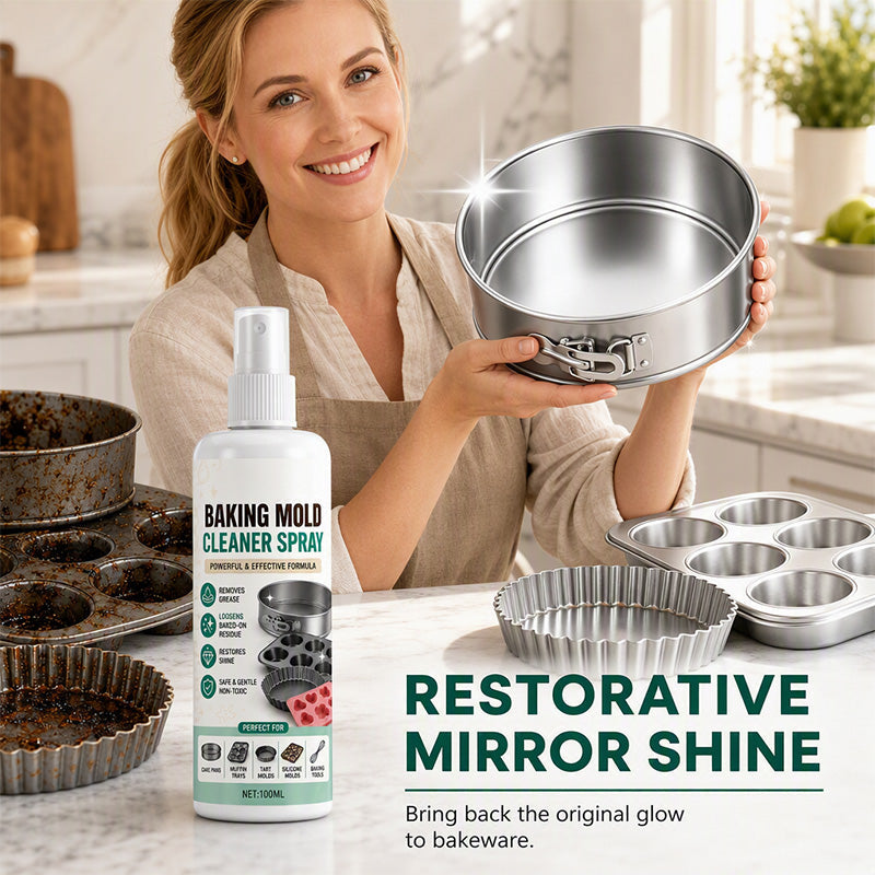 🔥 TODAY ONLY: Buy 1 Get 1 FREE🧴  ✨ Gentle Formula Baking Mold Cleaner Spray